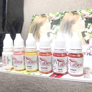 Mực labina đức 10ml phun môi đậm bám màu nhanh