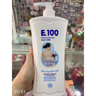SỮA TẮM TRẮNG DA TINH CHẤT SỮA DÊ E100 (1200ML)