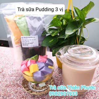 Bột pudding flan douxian gói 50g - 8 mùi vị thơm ngon, dai mềm mịn, dễ nấu - ảnh sản phẩm 2