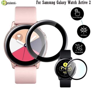 Miếng Dán Bảo Vệ Màn Hình Trong Suốt Siêu Mỏng 3d Cho Samsung Galaxy Watch Active 2 40mm 44mm