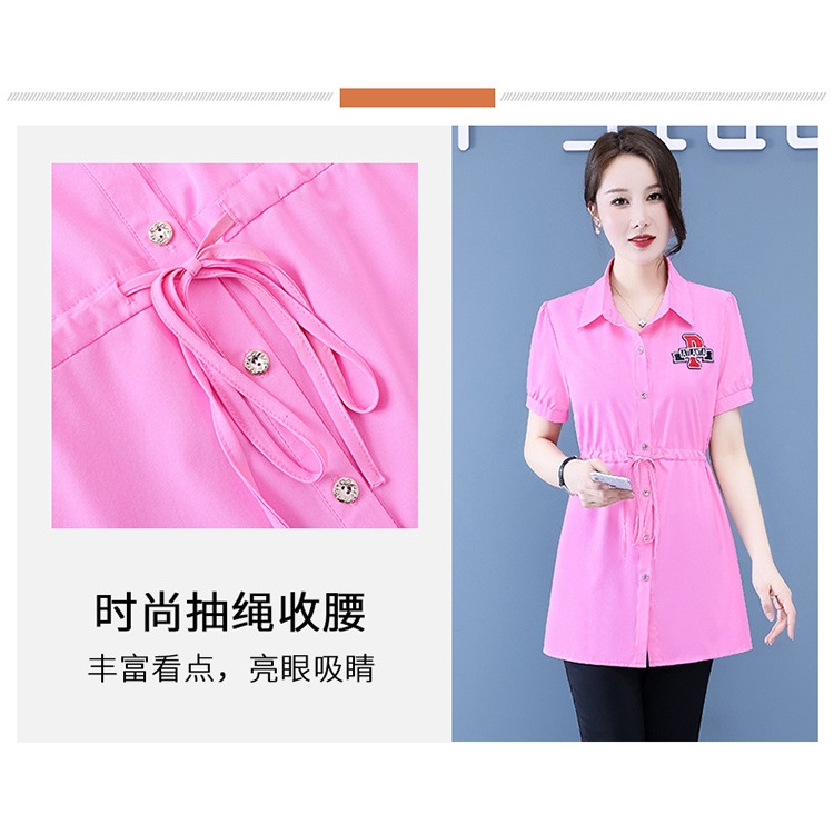 Áo Sơ Mi Tay Ngắn Dáng Ôm Phong Cách Hàn Quốc Thời Trang Mùa Hè 2022 Cho Nữ