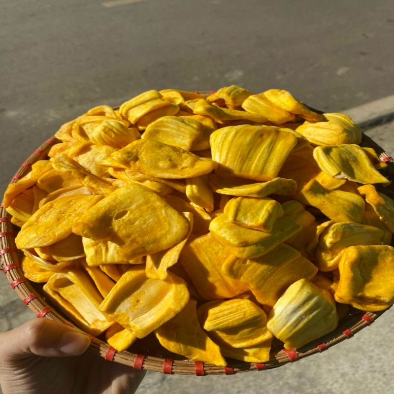 Mít sấy giòn Đà Lạt nguyên cánh 500g- Loại 1 Hàng Xuất Khẩu Đặc sản Đà Lạt