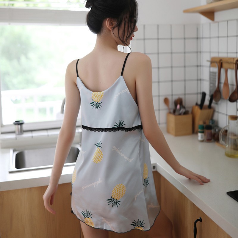 Đầm Ngủ Màu Trơn Gợi Cảm Dành Cho Nữ