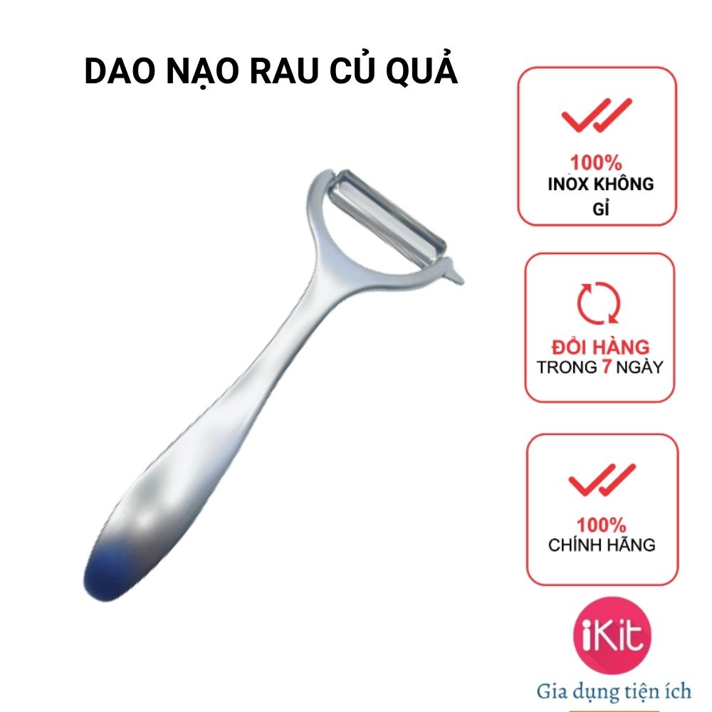 Dao nạo rau củ quả loại xịn làm bằng inox 304 . Nạo củ quả mỏng vỏ