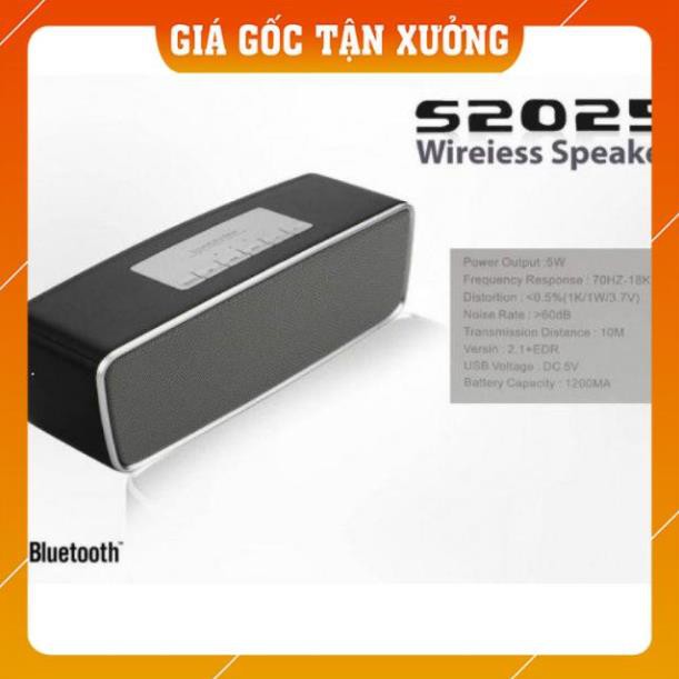 [GIÁ SỐC] Loa cầm tay bluetooth nghe nhạc usb thẻ nhớ S2025 bass đập cực ấm - chính hãng - BH 6 tháng