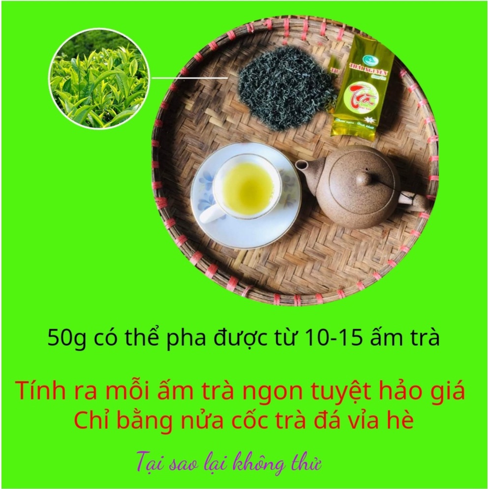 Trà nõn ngon tuyệt phẩm (gói 50g) 100% chè đinh. Chè nõn Tân Cương Thái Nguyên | BigBuy360 - bigbuy360.vn