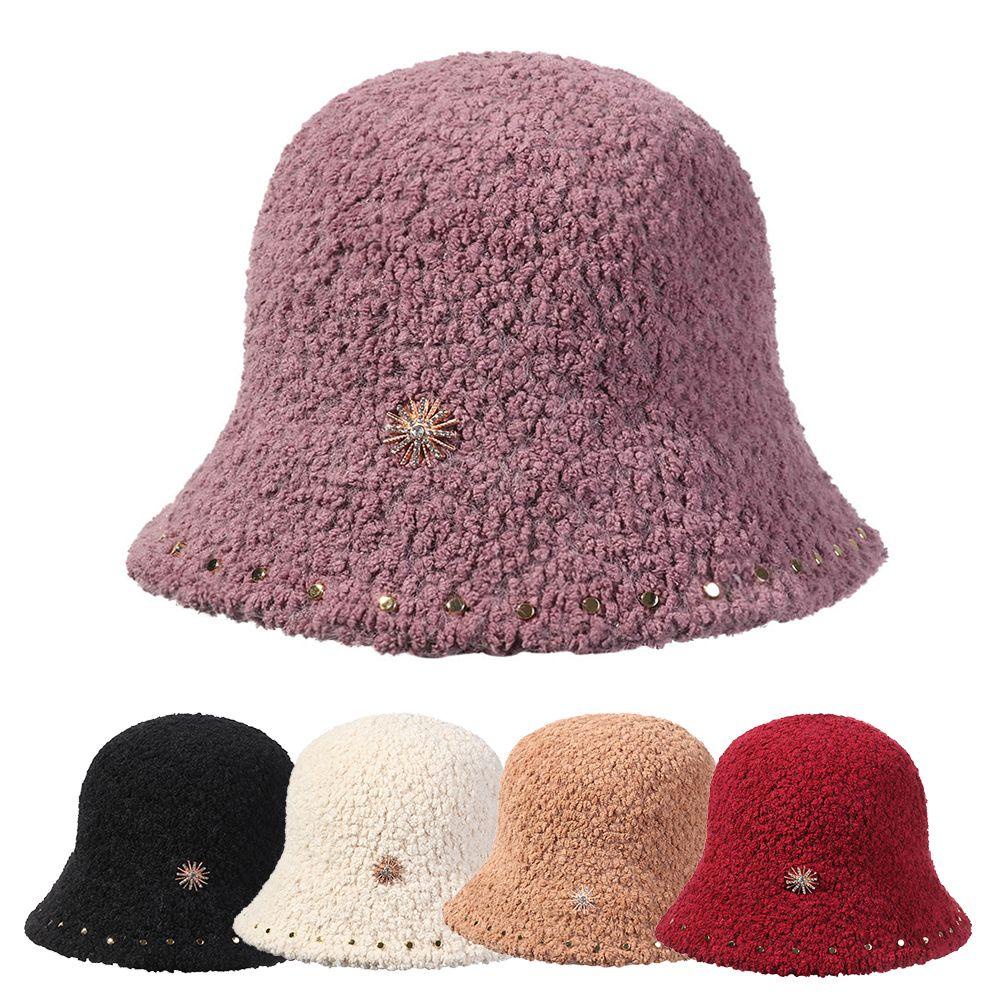 Nón Tai Bèo Phủ Lông Giữ Ấm Mềm Mại Thời Trang Cho Nữ