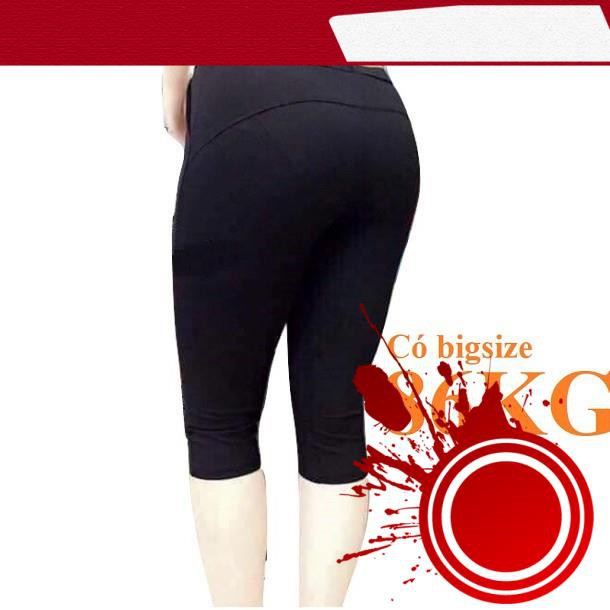 QUẦN LEGGING Lửng NÂNG MÔNG, Vải Thun cotton Rất Dày đẹp, có Bigsize cho người béo, người mập