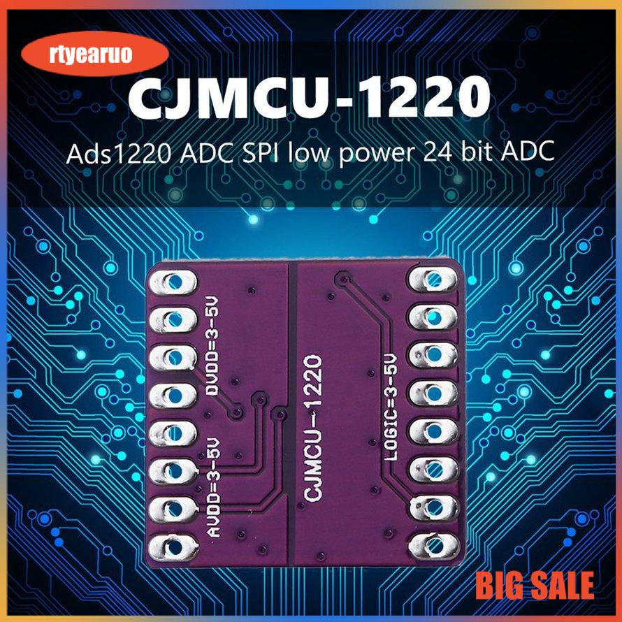 Bộ Chuyển Đổi Nguồn Điện Thấp Cjmcu-1220 Ads1220 Adc Spi 24 Bit A / D Analog-To-Digital