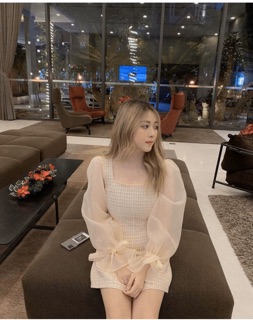 ĐẦM tay phồng, đầm chữ a