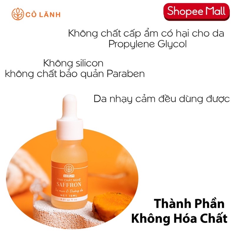 Serum tinh chất nghệ saffron