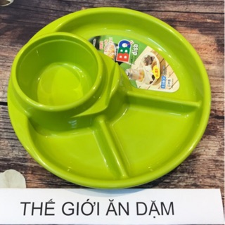 Thanh lý nghỉ bán Khay ăn dặm BLW TRÒN Nhật Bản