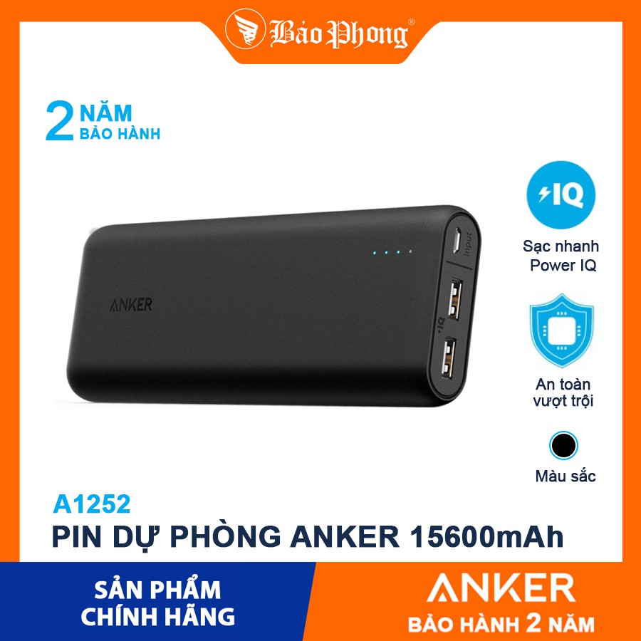 Pin sạc dự phòng Anker A1252 15600mAh Portable