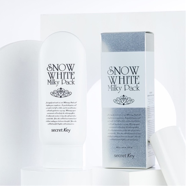 Kem Ủ Trắng Secret Key Snow White Milky Pack 200g