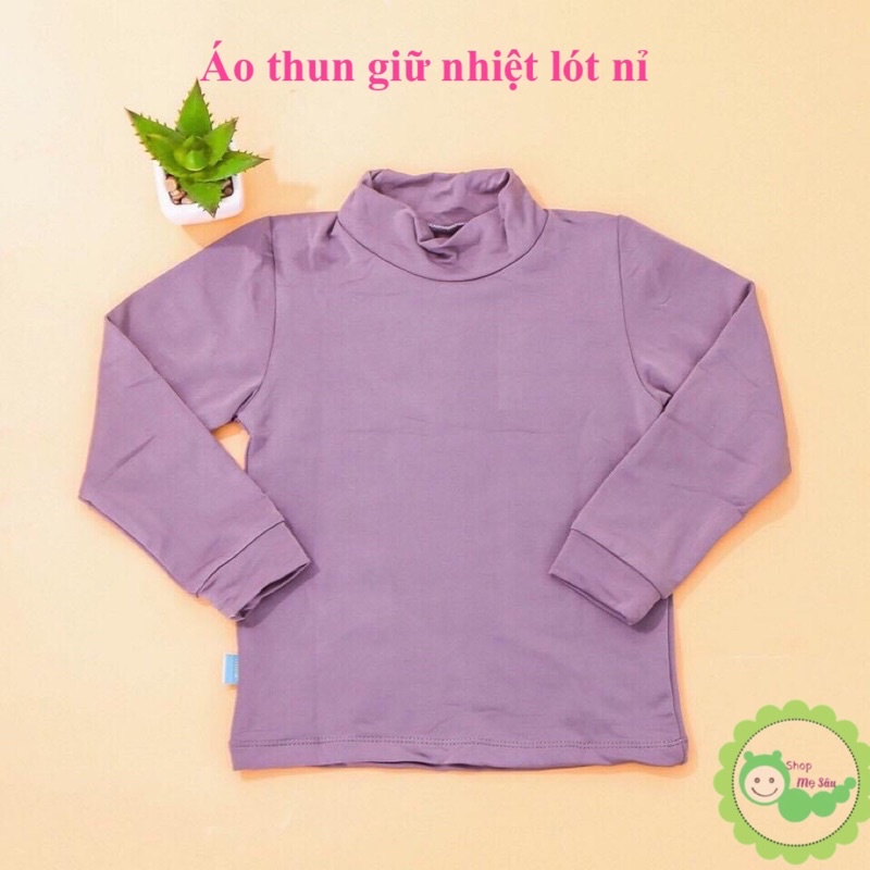 {10-20kg} Áo giữ nhiệt lót nỉ 3 phân cho bé gái, bé trai (THANH LÝ KO CHỌN MÀU)