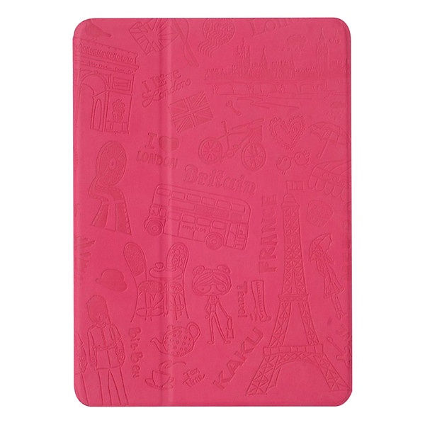 Bao Da Ipad Air / Air 2 / Pro 9.7inch / The New 2017 / 9.7 2018 Kaku Paris KAKUPARIS567-DPK - Hồng Đậm - Hàng Nhập Khẩu
