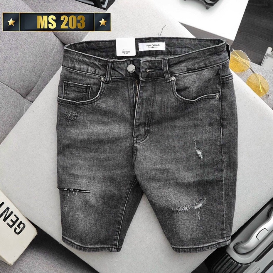Quần Short Nam Jean Chất Bò Cao Cấp Thời Trang Phong Cách Tp_shop_87 Ms203