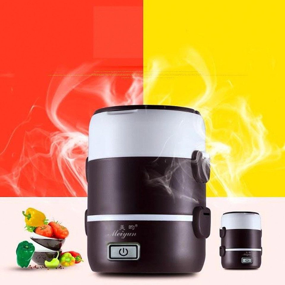 Hộp cơm cắm điện inox 3 tầng 1.6L | BigBuy360 - bigbuy360.vn