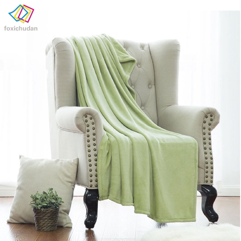 Chăn đắp giữ ấm siêu mềm bằng flannel cho ghế sofa/giường