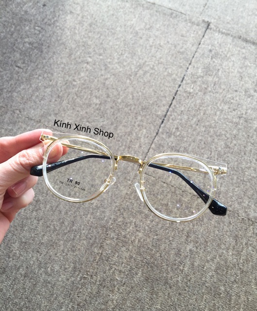 Kính Mắt mèo Gọng Kim loại Hàn Quốc cao cấp -KMMHQ010