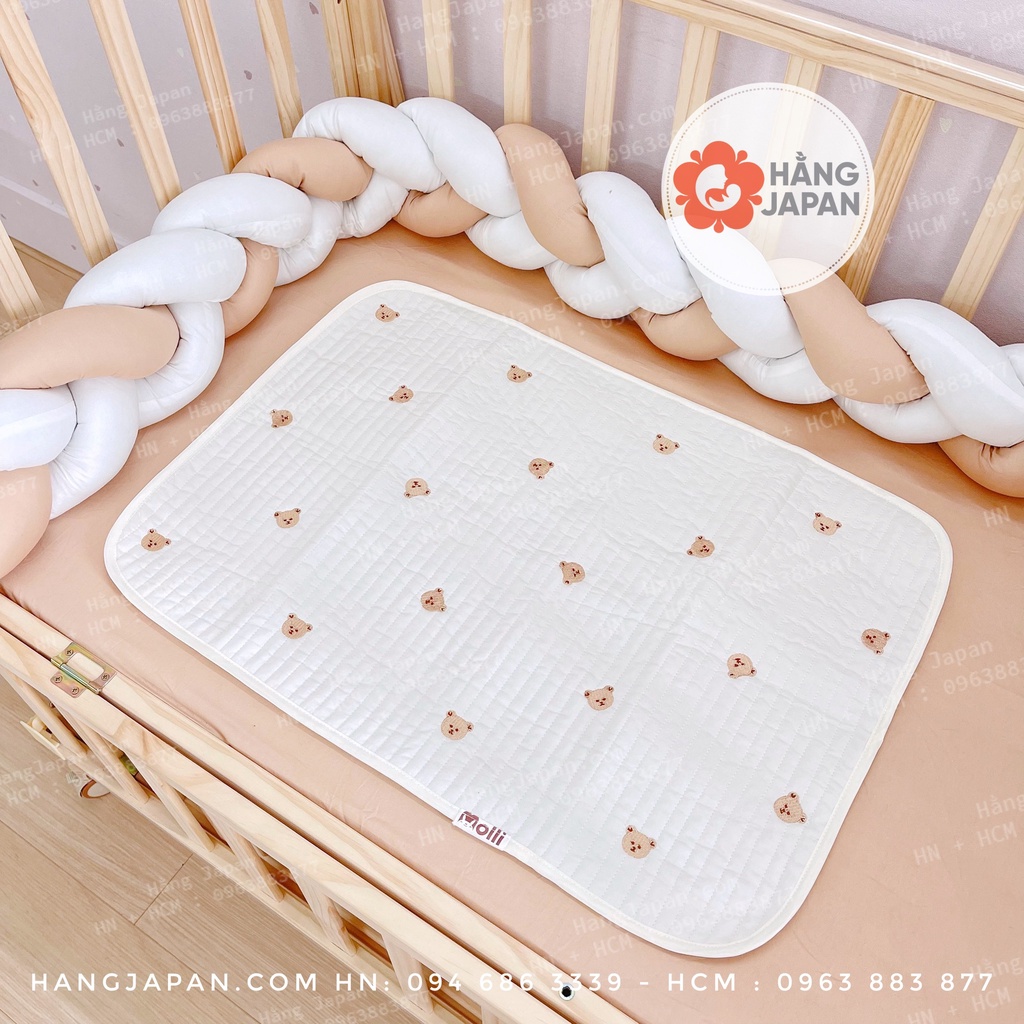 Lót chống thấm Molli/monona họa tiết (50*70)cm