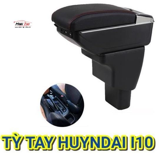 Hộp tỳ tay ô tô xe Hyundai I10 tích hợp 7 cổng USB