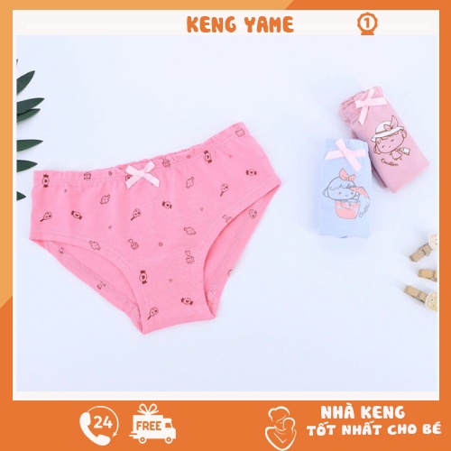 Quần chip bé gái Quần chip tam giác DOKMA 2 tuổi đén 8 tuổi chất vải cotton thoáng khí mềm mịn