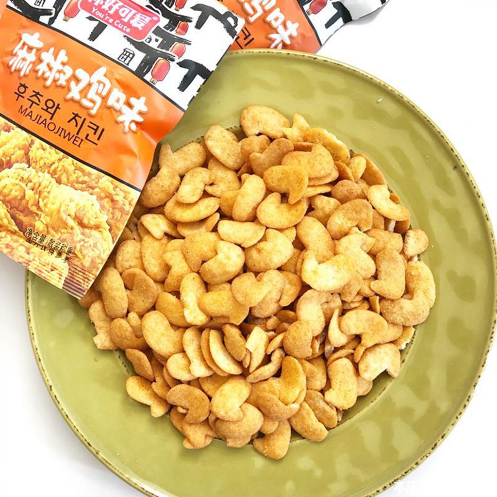 Bim bim đùi gà chiên không lồ gói 500g gồm 20 gói nhỏ đồ ăn vặt Hà My