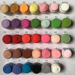 Combo 10 set bột hũ 10g ( mầu inbox)