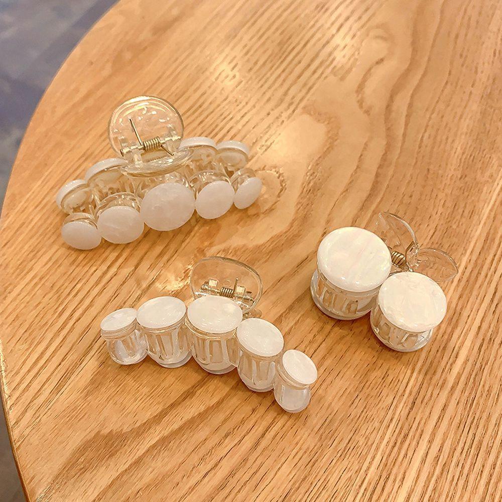 Kẹp Tóc Càng Cua Acrylic Hình Cherry Độc Đáo Phong Cách Hàn Quốc Cho Bé