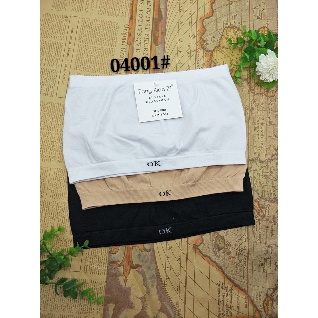 Áo ống ngắn 4001-Cotton, thun co dãn