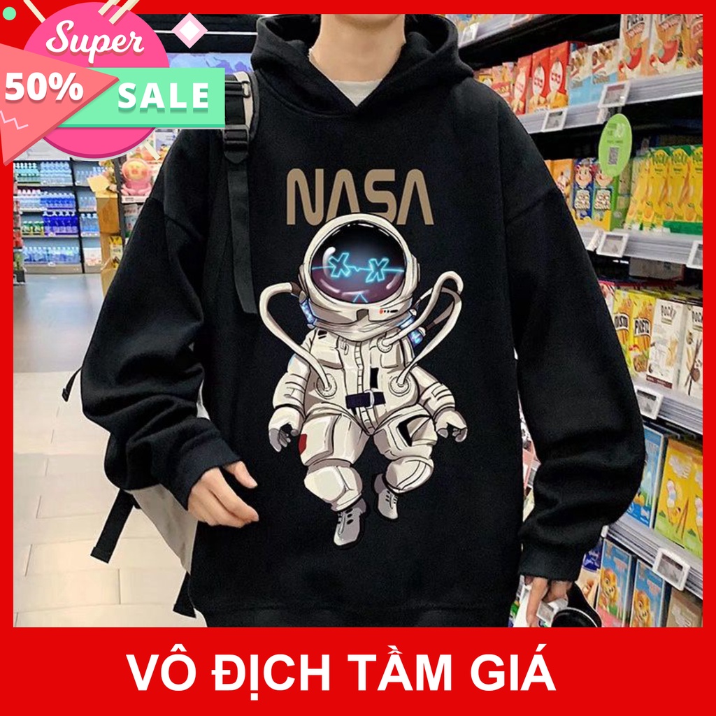 (Hot Trend) ÁO KHOÁC HOODIE NỈ NGOẠI Phi Hành Gia Nasa (HD4000 - Dày Đẹp) (hoodie1996) Mẫu 04
