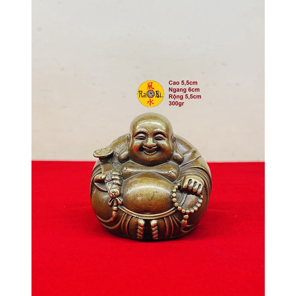 Di Lặc tròn 5,5cm - Tượng Đồng Phong Thủy
