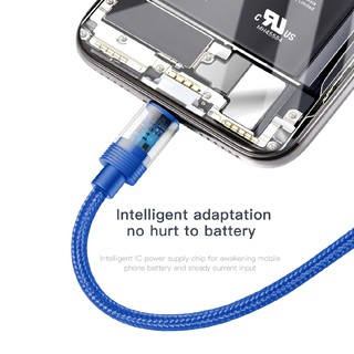 Baseus Data Faction 3 in 1 1.2m 3.5A USB to Micro USB + 8Pin + Type-C Cable