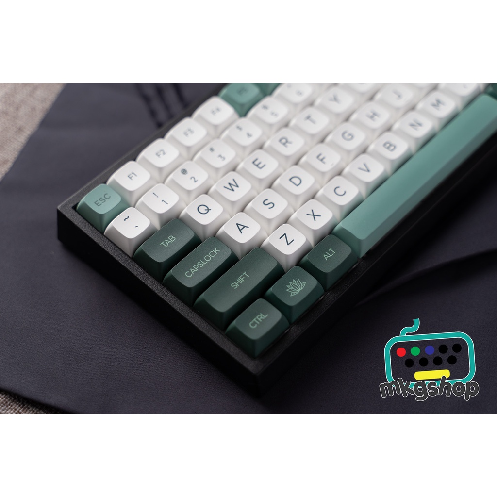 Keycap XDA Botanical nhựa PBT kiểu in dyesub, 138 nút bàn phím cơ