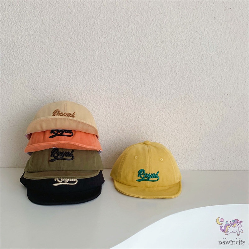 Nón Kết Thêu Chữ Thời Trang Hàn Quốc Cho Bé