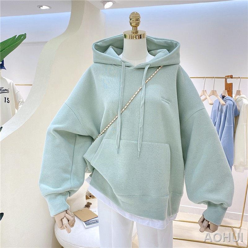 Áo hoodie basic cao cấp phong cách Hàn Quốc