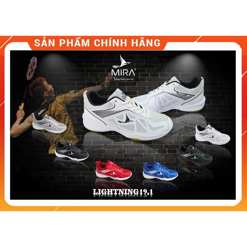 Giày Cầu lông, Bóng bàn Mira Lightning 19.1 - CHÍNH HÃNG MIRA - Hàng Việt Nam