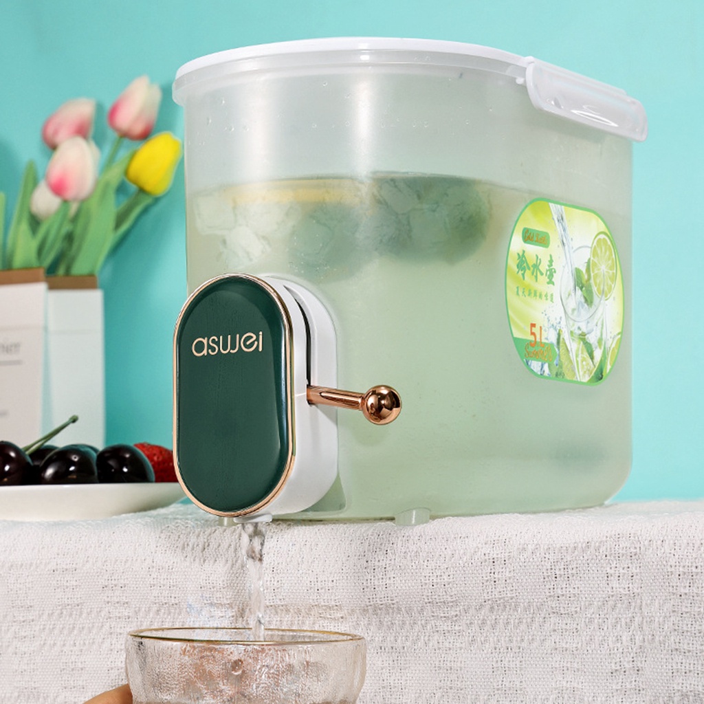 Bình Đựng Nước / Nước Chanh Kèm Vòi Tiện Dụng Cho Gia Đình / Ngoài Trời