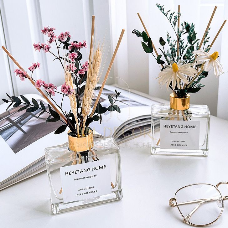 Tinh dầu thơm, khử mùi, lưu hương xe ô tô, hoa khô phòng ngủ, phòng vệ sinh sang trọng - AM Decor