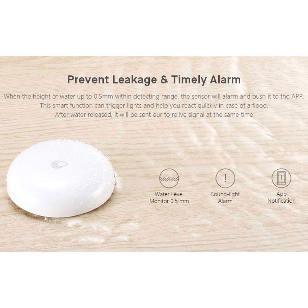 Xiaomi Youpin Thiết Bị Cảm Biến Cảnh Báo Rò Rỉ Nước   Aqara Tiện Dụng