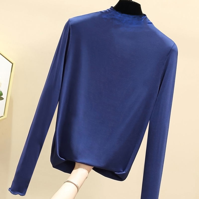 Áo giữ nhiệt nữ cổ 3 phân lót nỉ nữ giá re
