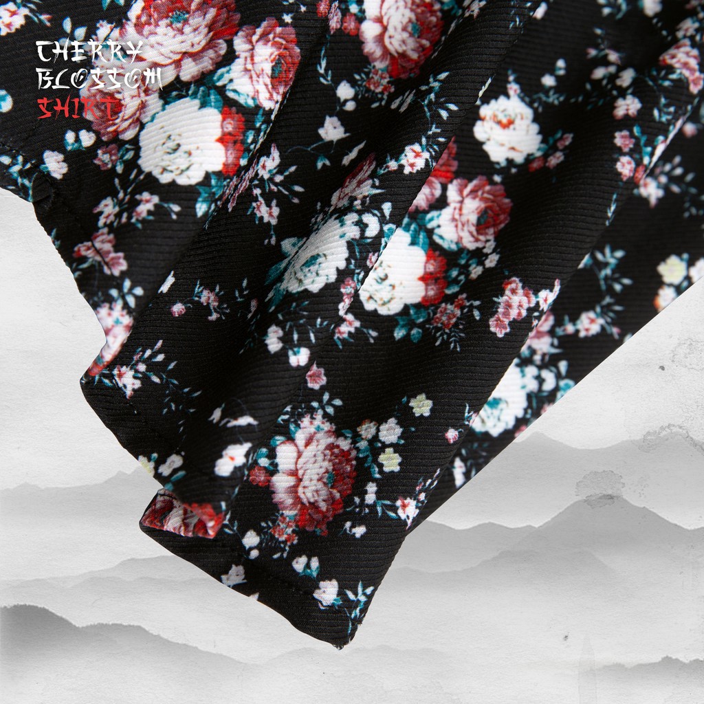 Áo sơ mi nam ngắn tay vải lụa thiết kế hoạ tiết hoa nhí - ZUMAN - ASM95 | BigBuy360 - bigbuy360.vn