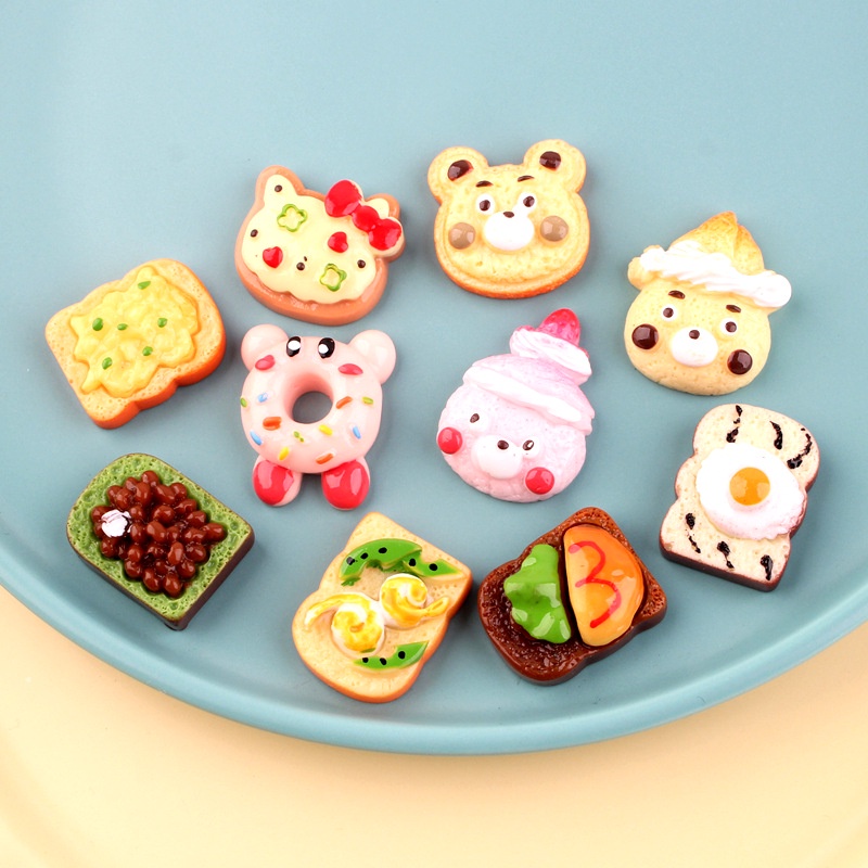Mô Hình Bánh Mì Cà Mơn Phụ Kiện Trang Trí Nhà Búp Bê