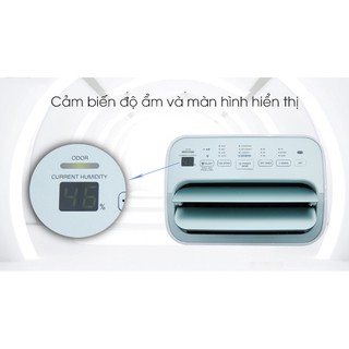 Máy lọc không khí và hút ẩm Sharp DW-E16FA-W (Hàng chính hãng, Công suất 16 lít/ngày, Diện tích 38m2, Bảo hành 12 tháng)
