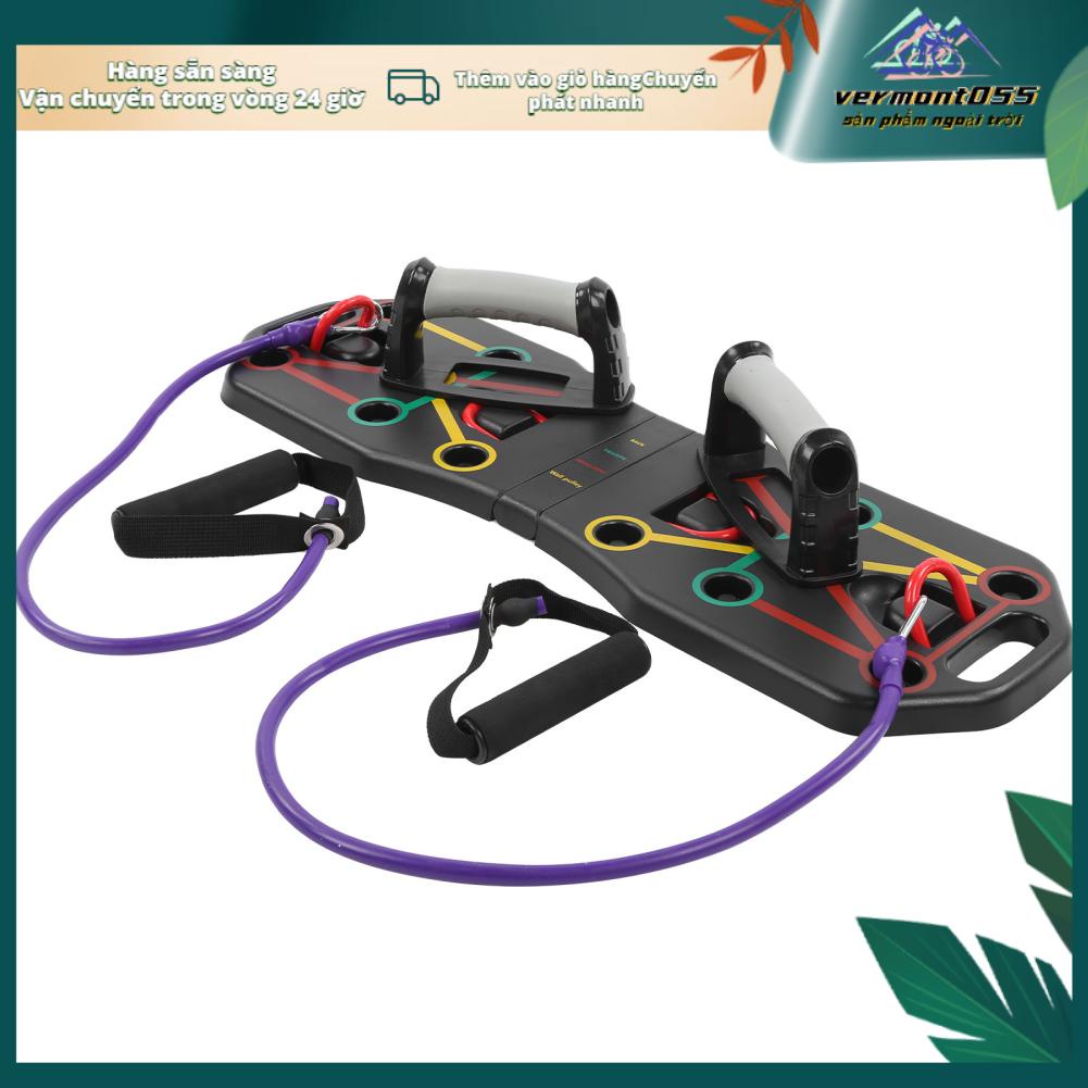 Vermont055 Bảng tập thể dục toàn thân di động với bảng huấn luyện dây căng tay đẩy lên