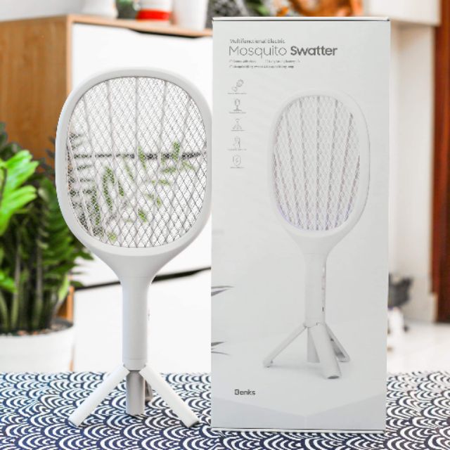 Vợt muỗi Benks 𝗠𝗼𝘀𝗾𝘂𝗶𝘁𝗼 𝗦𝘄𝗮𝘁𝘁𝗲𝗿 𝟮-𝗶𝗻-𝟭