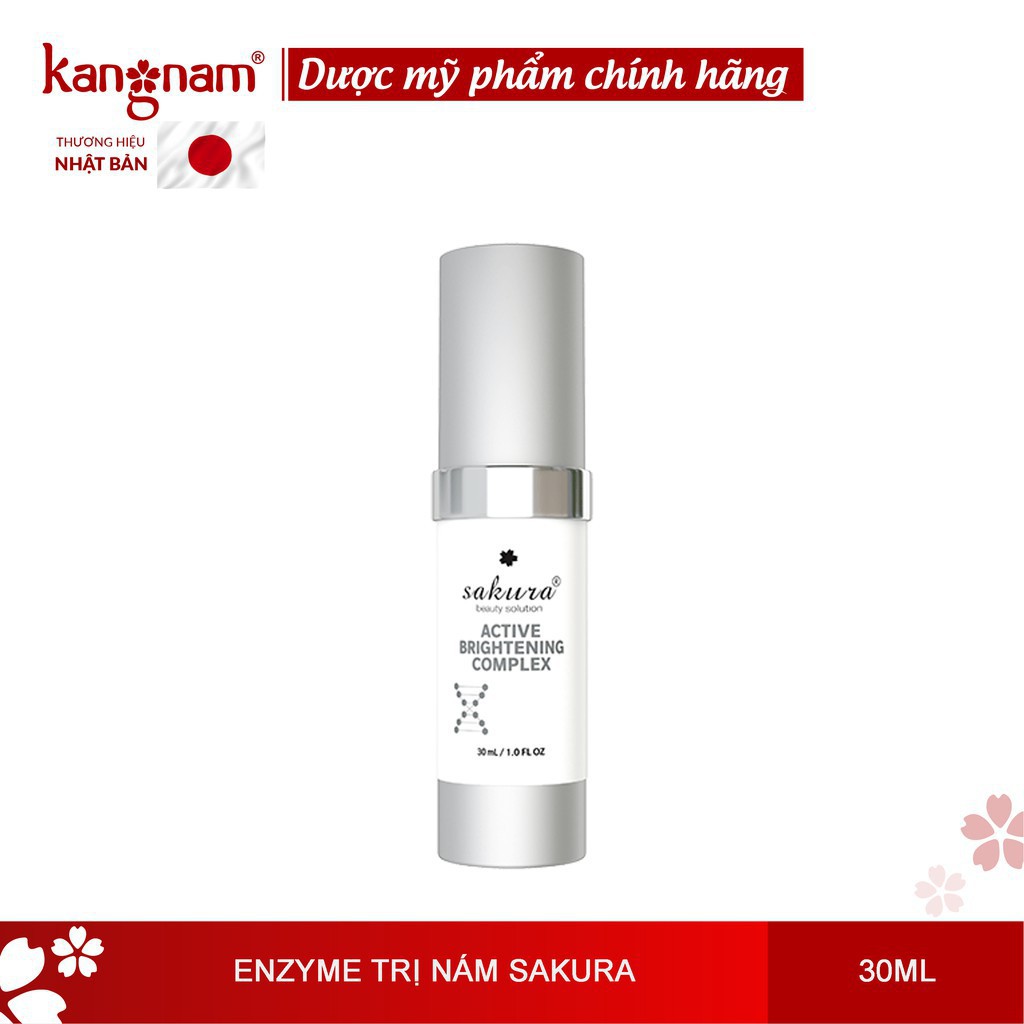 [DEAL SỐC]  Enzyme Sakura Active Brightening Complex Hỗ Trợ Trị Nám, Làm Mờ Nám, Đốm Nâu, Thâm Mụn, Chống Lão Hóa, Làm S