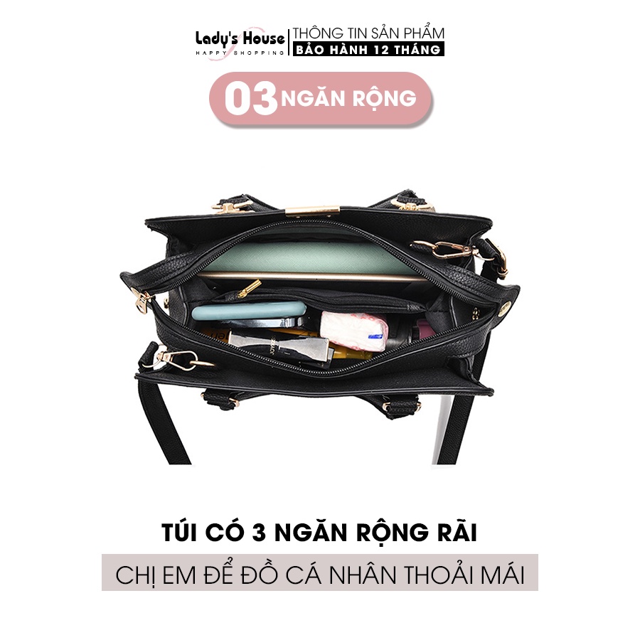 Túi xách nữ công sở thời trang trung niên đi làm dự tiệc đẹp nhiều ngăn cao cấp LH110