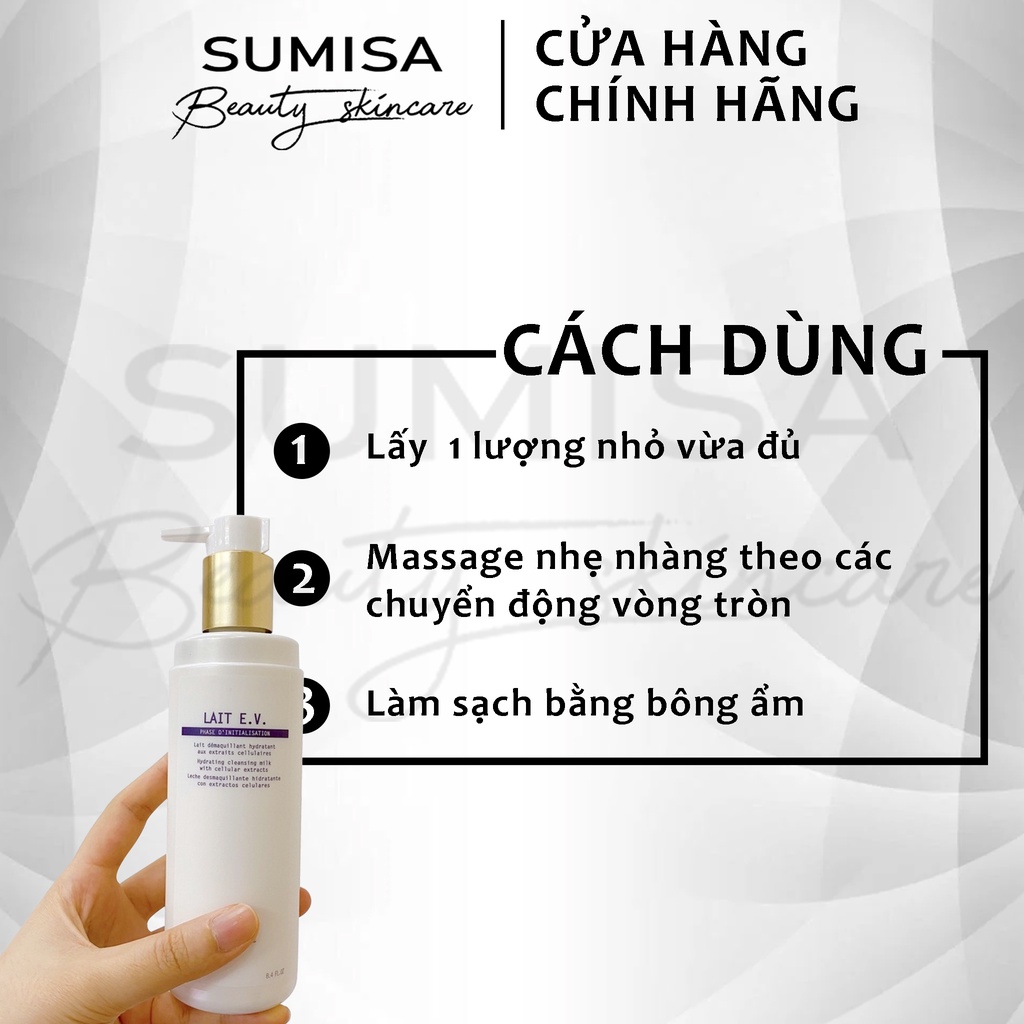 Biologique Recherche BR Lait E.V Sữa Rửa Mặt Làm Sáng, Cấp Ẩm Cho Da Và Chống Lão Hóa 250ml